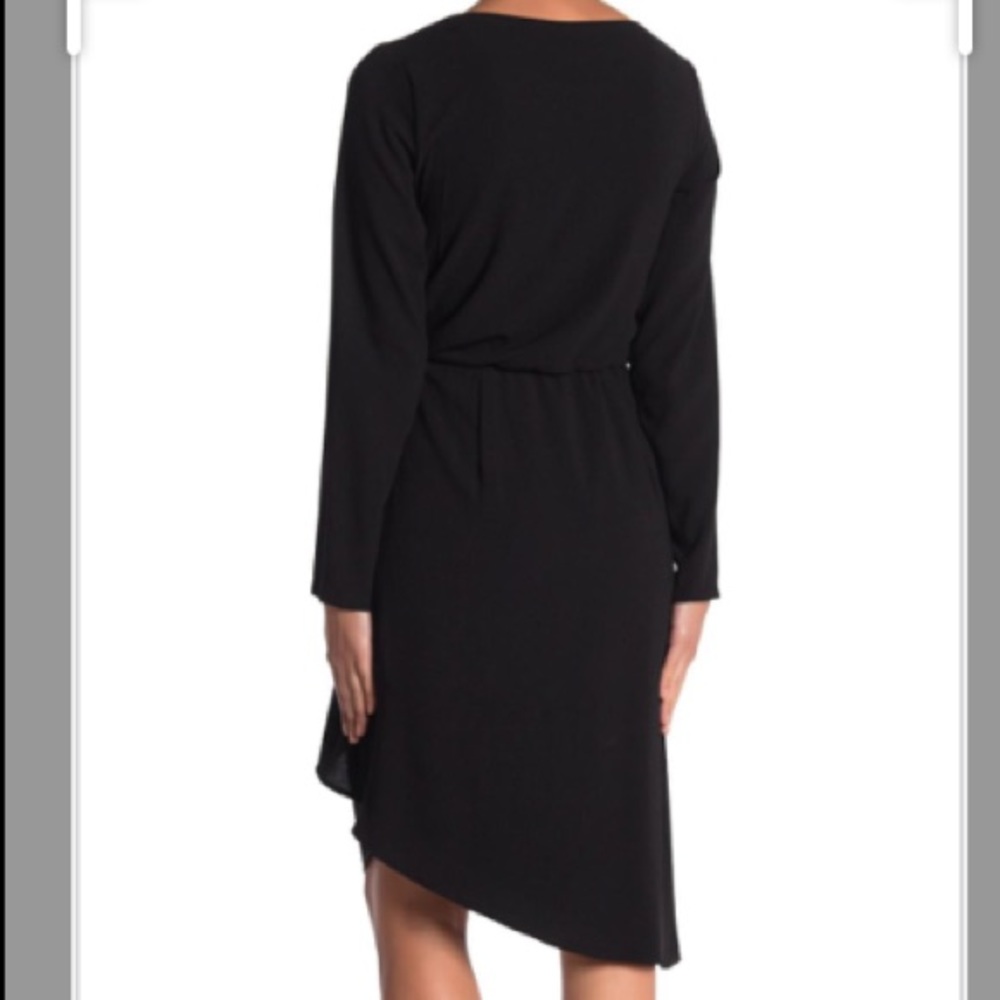 NWT Julia Jordan Black Crepe Dress Size 12 - Picture 2 of 8